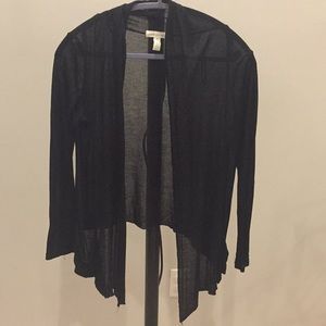 Black cardigan